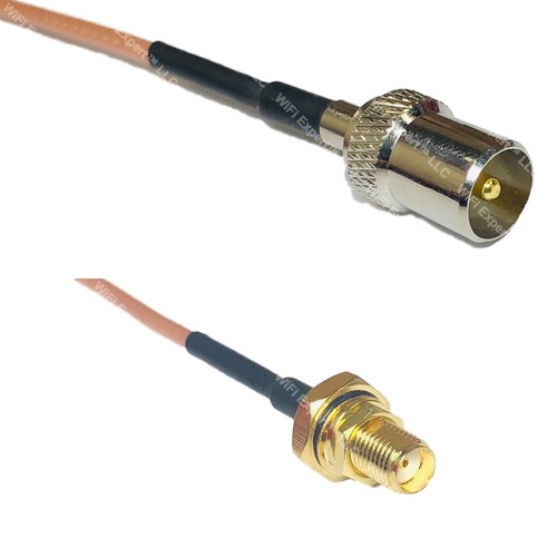 Rg316 dvb pal - male, sma